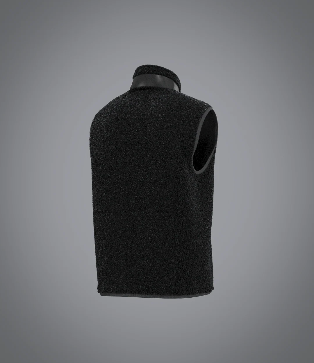 Sherpa sans manches Noir - Image 3